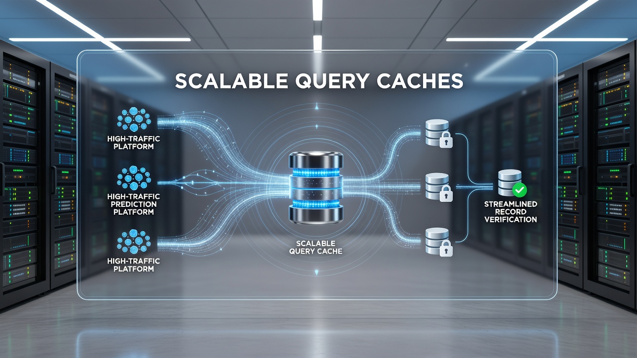 WordPress database query flow with Redis cache layer diagram
