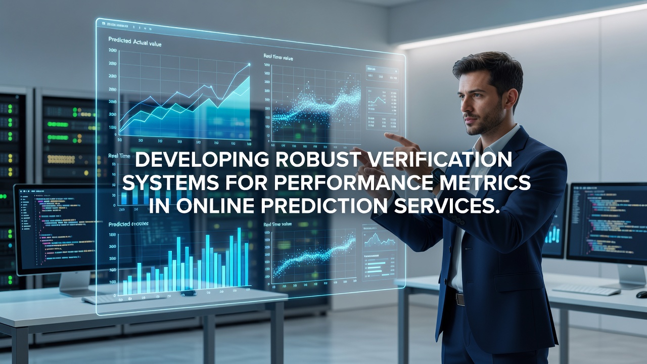 Overview of verification frameworks used in online prediction platforms showing data flow and audit checkpoints