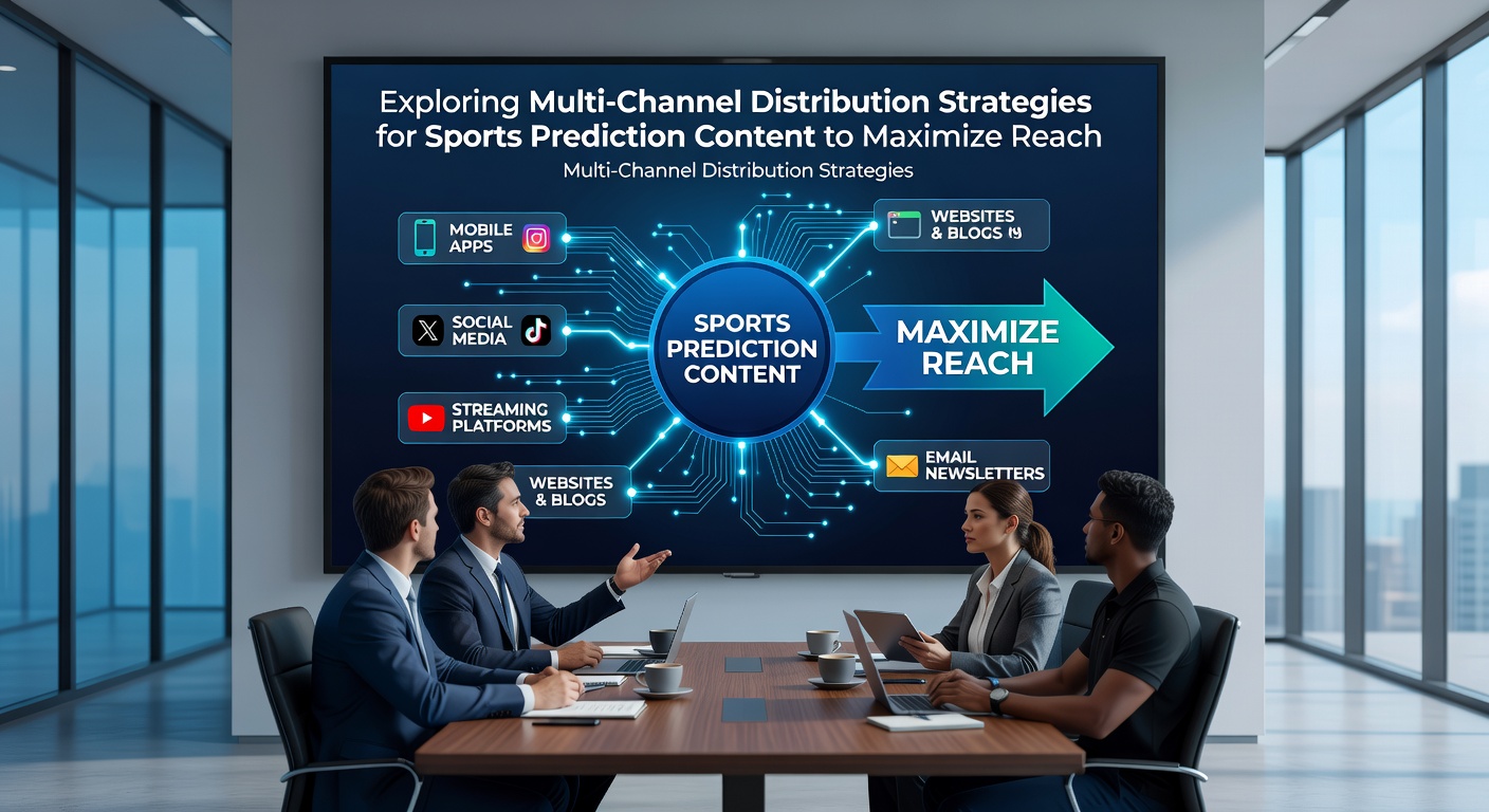 Sports prediction content flowing through social, email, and mobile channels simultaneously